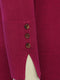 Ex M&CO Crew Neck Button Sleeve Detail Jumper 10 Colours