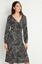 Ex Wallis Multi Coloured Pebble Animal Jersey Dress