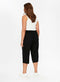 Ex Evans Linen Blend Tie Waist Cropped Culottes Trousers 4 Colours