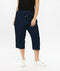Ex Evans Linen Blend Tie Waist Cropped Culottes Trousers 4 Colours