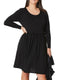Ex Simply Be Black Half Sleeve Jersey Smock Dress Tunic