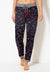 Ex Famous Store Ladies Navy Star Print Pyjama Bottoms PJ