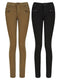 Ex Store Ladies Zip Detail Skinny Jeans Trouser