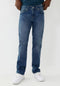 Mens True Religion Ricky Big T Straight Leg Cotton Jeans Indigo