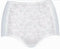 Ex Famous Store 3 Pack Full Brief Knickers Lace Front Cotton Blend High Rise