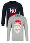 Mens Christmas Ho Ho Ho Santa Xmas Festive Holiday Jumper