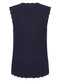 Ladies Sleeveless Knit Crochet Knit Lace Edge Vest Tops