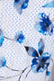 Angel Eye White Floral Print Fully Lined Tie Back Skater Dress