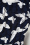 Angel Eye Navy Butterfly Print Fully Lined Party Occasion Dress